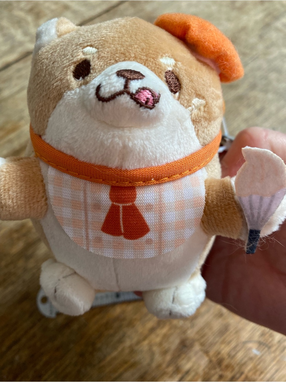 Kawaii Earnest Chef Shiba Inu Plushie WITH whisk!